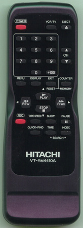 HITACHI N9384UD VTRM4410A Genuine  OEM original Remote
