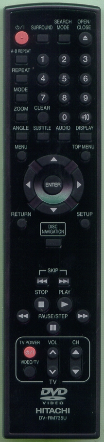 HITACHI NA032UD DVRM735U Refurbished Genuine OEM Original Remote