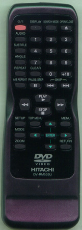 HITACHI NA621UD DVRM533U Genuine  OEM original Remote