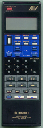 HITACHI RB-120AV RB120AT Genuine  OEM original Remote