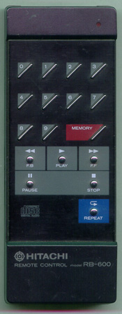 HITACHI RB-600 RB600 Genuine  OEM original Remote
