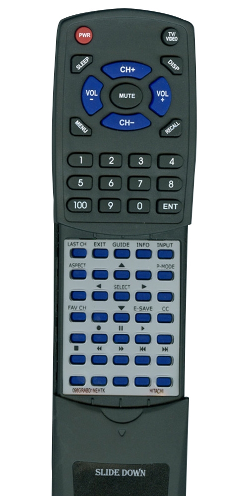 HITACHI 098GRABD1NEHTK CLU-4997S replacement Redi Remote