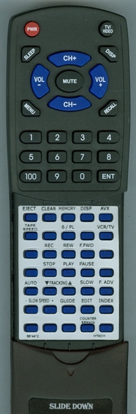 HITACHI 5614412 VT-RM330A replacement Redi Remote