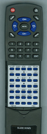 HITACHI E052731081 CLU4351DL replacement Redi Remote