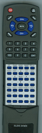 HITACHI HL01834 CLU4324UG replacement Redi Remote