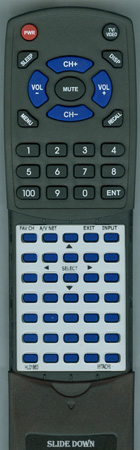 HITACHI HL01863 CLU122S replacement Redi Remote