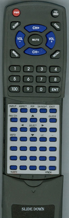 HITACHI HL02072 CLU4351UG2 replacement Redi Remote