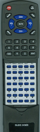 HITACHI HL02404 CLU4374A replacement Redi Remote