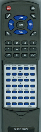 HITACHI HL02569 CLU-49121S replacement Redi Remote