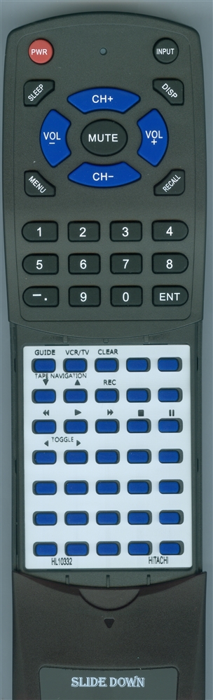 HITACHI HL10332 VTRM494A replacement Redi Remote