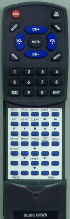 HITACHI NA621UD DVRM533U replacement Redi Remote
