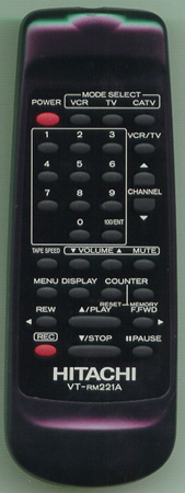 HITACHI TC10876 VTRM221 Genuine  OEM original Remote