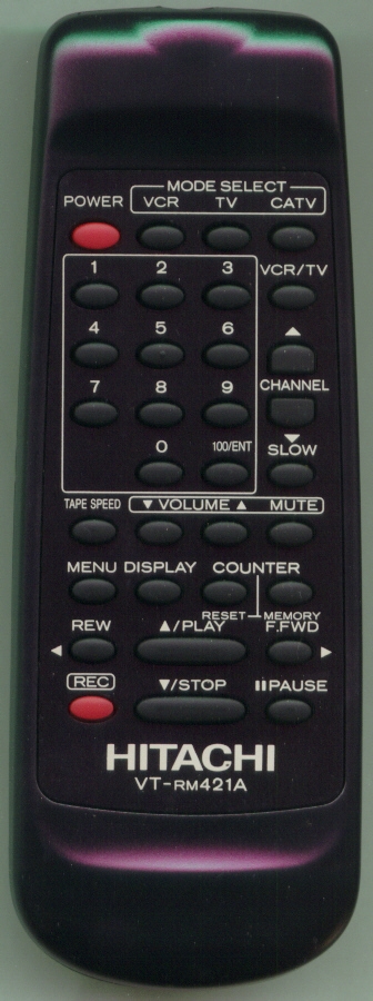 HITACHI TE12483 VTRM421A Refurbished Genuine OEM Original Remote