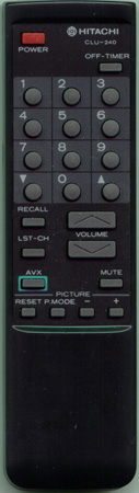 HITACHI 2970292 CLU-240 Genuine  OEM original Remote