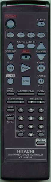 HITACHI 5616203 VT-RM361A Genuine  OEM original Remote