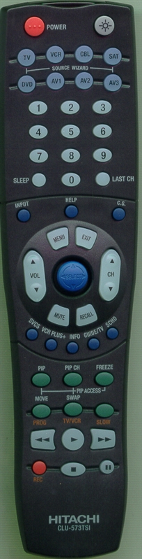 HITACHI HL01323 CLU-573TSI Genuine OEM original Remote