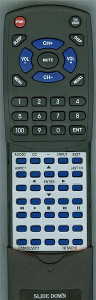 HITACHI 076K0UV011 replacement Redi Remote
