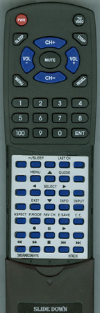 HITACHI 098GRABD2NEHTK CLU-49101S replacement Redi Remote
