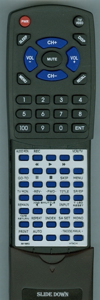 HITACHI 5615652 VT-RM751A replacement Redi Remote