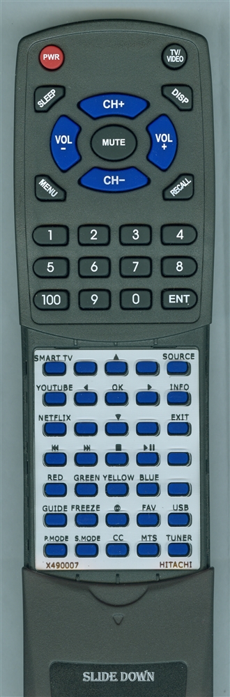 HITACHI X490007 replacement Redi Remote
