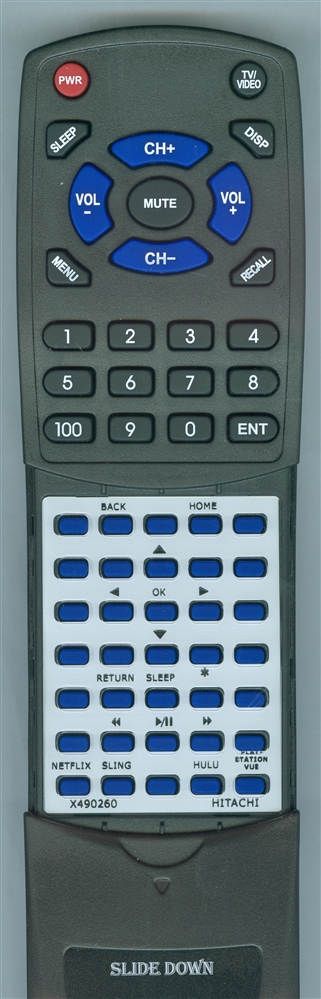 HITACHI X490260 replacement Redi Remote