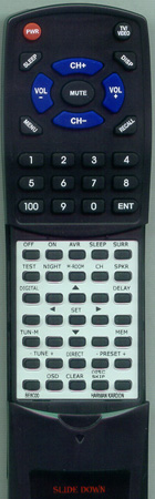 HARMAN KARDON BE8C00 AVR310 replacement Redi Remote