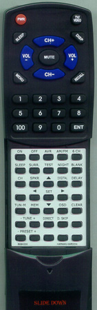 HARMAN KARDON BE8X00X AVR225 replacement Redi Remote
