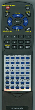 HARMAN KARDON RB30R00 TVRC2 replacement Redi Remote