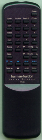 HARMAN KARDON 6142-07803 RRV101 Genuine OEM original Remote
