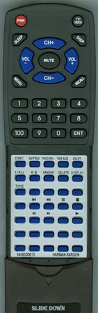 HARMAN KARDON 5408000613 replacement Redi Remote