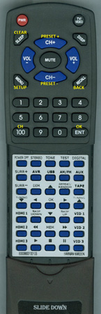 HARMAN KARDON 8300880010010S AVR700 replacement Redi Remote