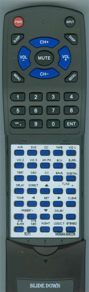 HARMAN KARDON RCP 3 replacement Redi Remote