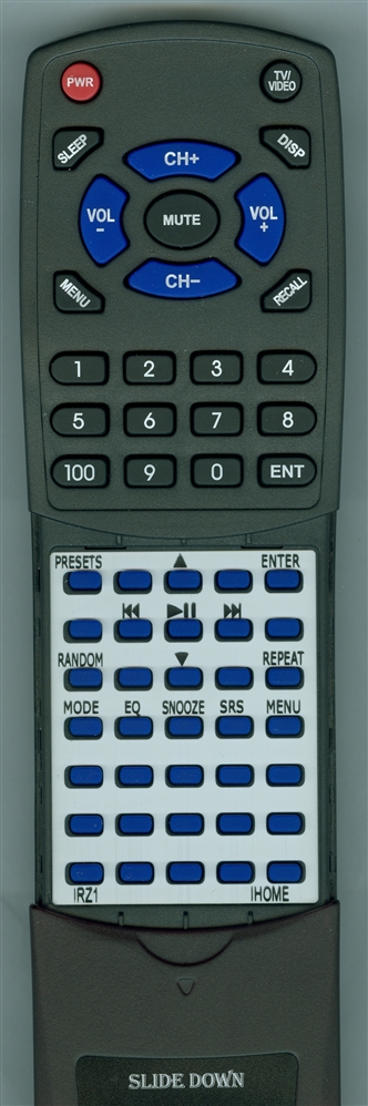 IHOME IRZ1 IRZ1 replacement Redi Remote