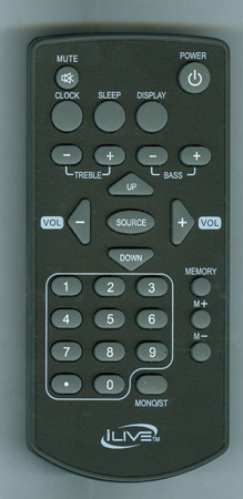 ILIVE REM-IT082B IT082BRS Genuine  OEM original Remote