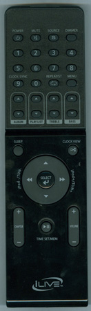 ILIVE REM-ITP152B Genuine OEM original Remote
