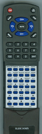 ILIVE REM-ID200B ID200B replacement Redi Remote