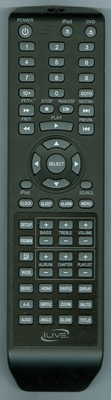 ILIVE REM-ITDP310B Genuine OEM original Remote
