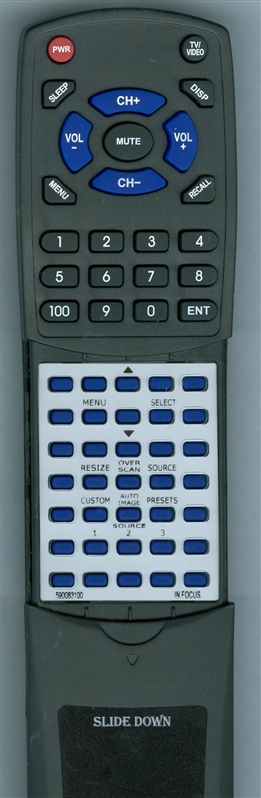 IN FOCUS 590-0831-00 replacement  Redi Remote