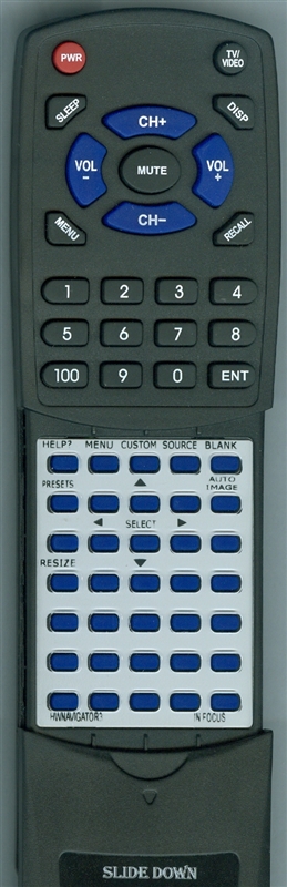 IN FOCUS HW-NAVIGATOR-3 replacement Redi Remote