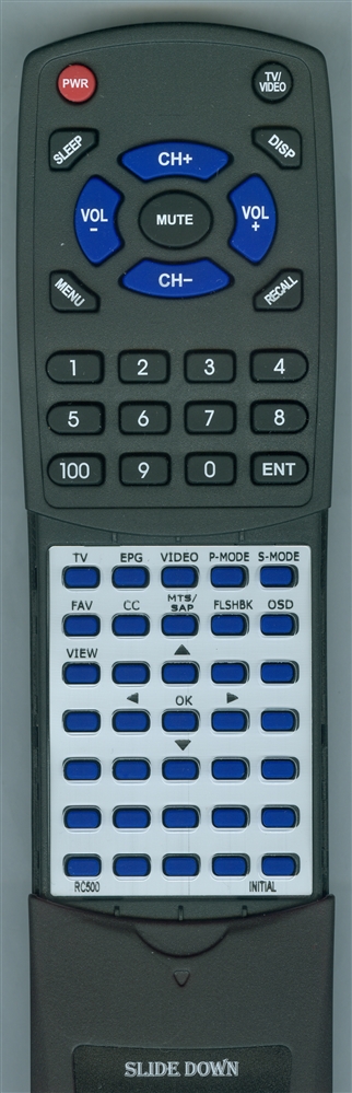 INITIAL RC500 RC500 replacement Redi Remote