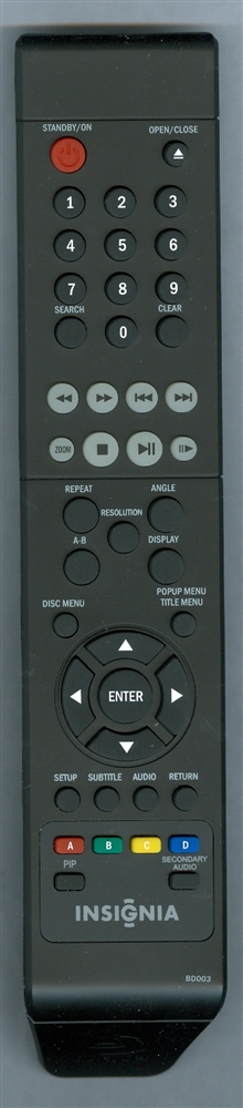 INSIGNIA 32-27040 BD003 Refurbished Genuine OEM Original Remote