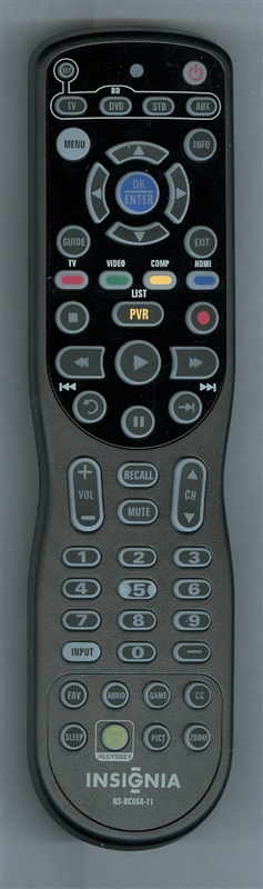 INSIGNIA 098GRABDSNEBYU NS-RC06A-11 Genuine OEM original Remote