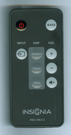 INSIGNIA 600-SB212-05B RMC-SB212 Genuine OEM original Remote