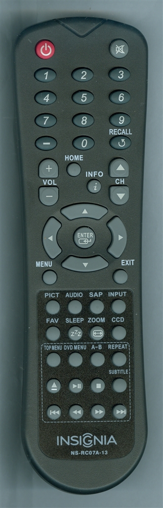 INSIGNIA 90.73T11.001 NS-RC07A-13 Genuine OEM original Remote