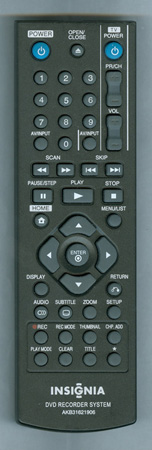 INSIGNIA AKB31621906 Genuine OEM original Remote