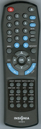 INSIGNIA DAV8612 DAV8612 Genuine  OEM original Remote