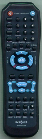 INSIGNIA HD2114-REMOTE NSHD2114 Genuine  OEM original Remote