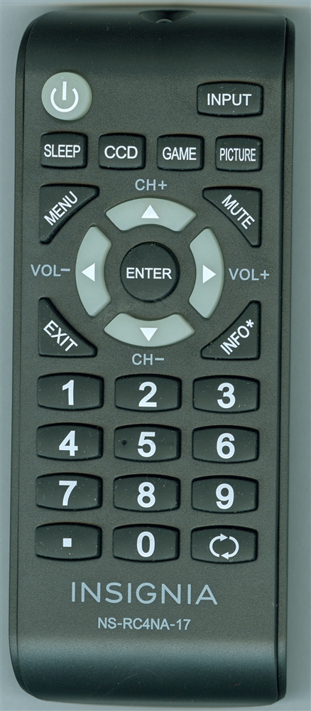 INSIGNIA NS-RC4NA-17 Genuine OEM original Remote