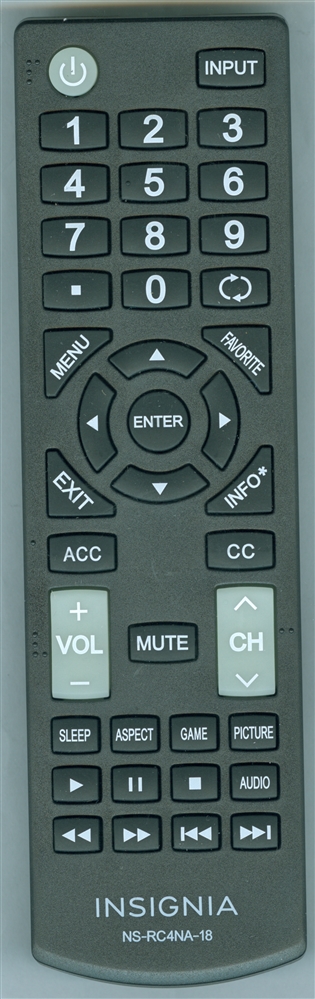 INSIGNIA NS-RC4NA-18 Genuine OEM original Remote