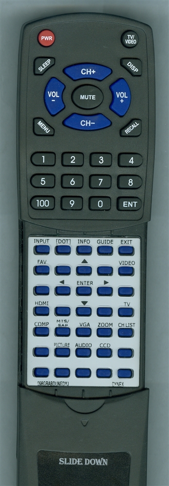 INSIGNIA 098GRABDUNEDYJ DX-RC02A-12 replacement Redi Remote